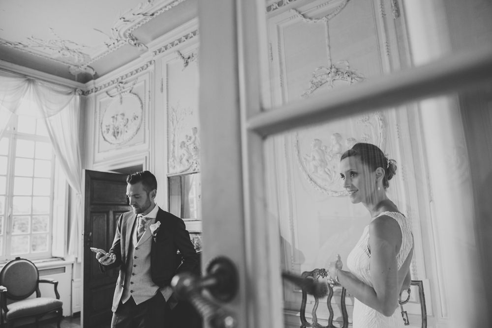bruiloftfotograaf, huwelijk, chateau de deulin, bruidspaar, trouwen, fotoshoot, huwelijksreportage